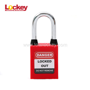 38mm Colourful Dustproof Steel Shackle Safety Padlock